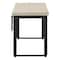 Monarch Specialties Computer Desk, Home Office, Standing, Adjustable, 48"L, Work, Laptop, Metal, Laminate, Beige, Black I 7679 - alternate 4